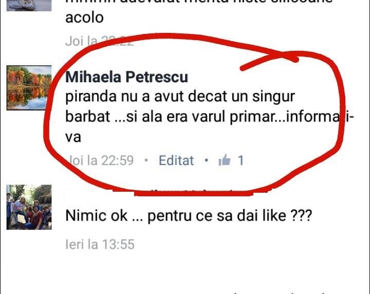Doiniţa Oancea a fost jignită de către mama Lorei