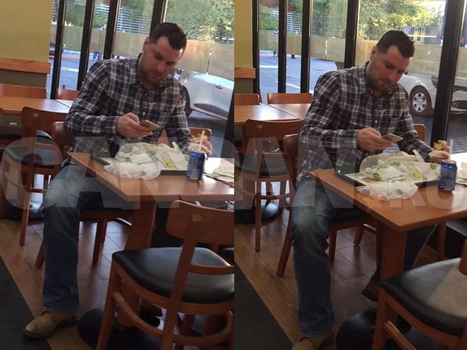 Fizz a luat masa într-o benzinărie din Capitală.