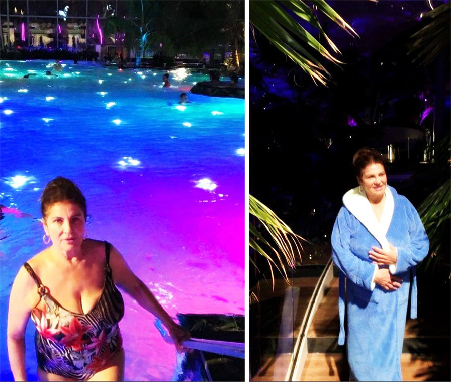 Irina Loghin s-a fotografiat în costum de baie şi a postat imaginile pe Facebook.