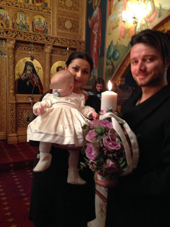 Tavi şi Gabriela au fost naşi în weekend