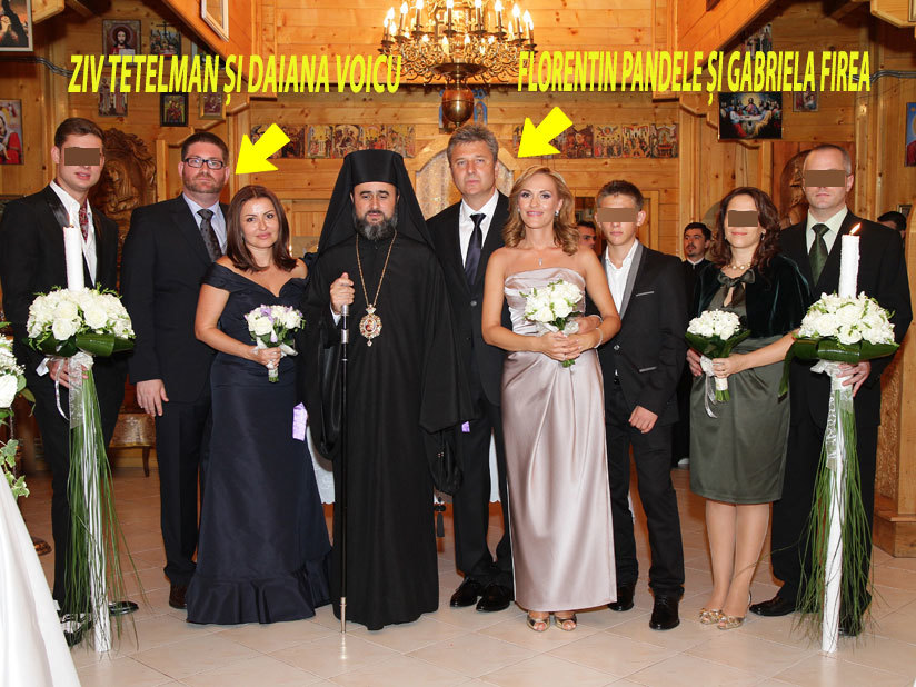 Ziv şi Daiana i-au năşit pe Florentin Pandele şi Gabriela Firea