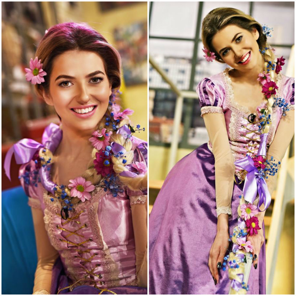 Lidia Buble s-a afişat ca un personaj de poveste