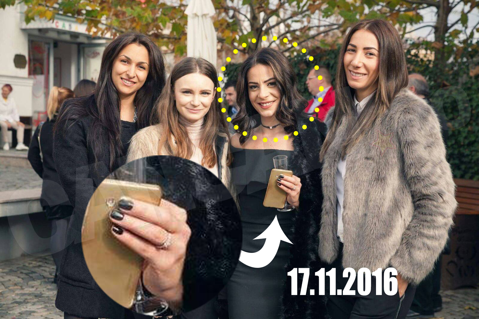 Floriana a făcut această fotografie la puţine momente de când a spus „Da!“