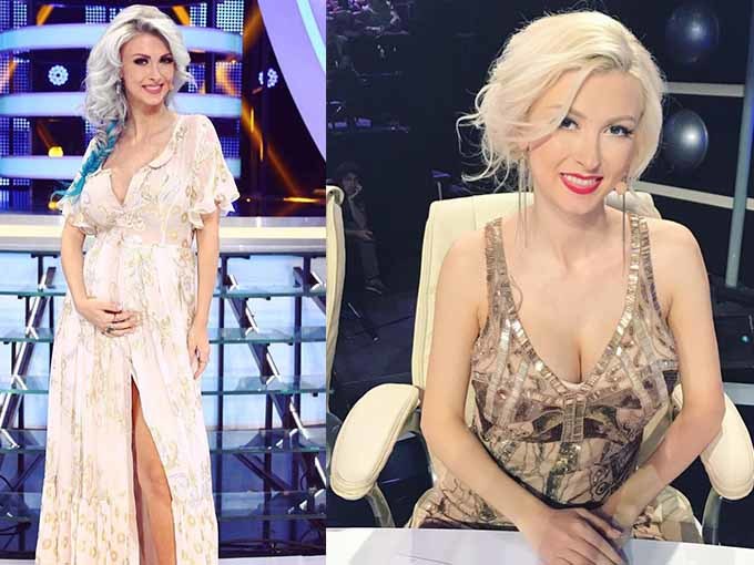 Aşa arăta Andreea Bălan atunci când era gravidă.