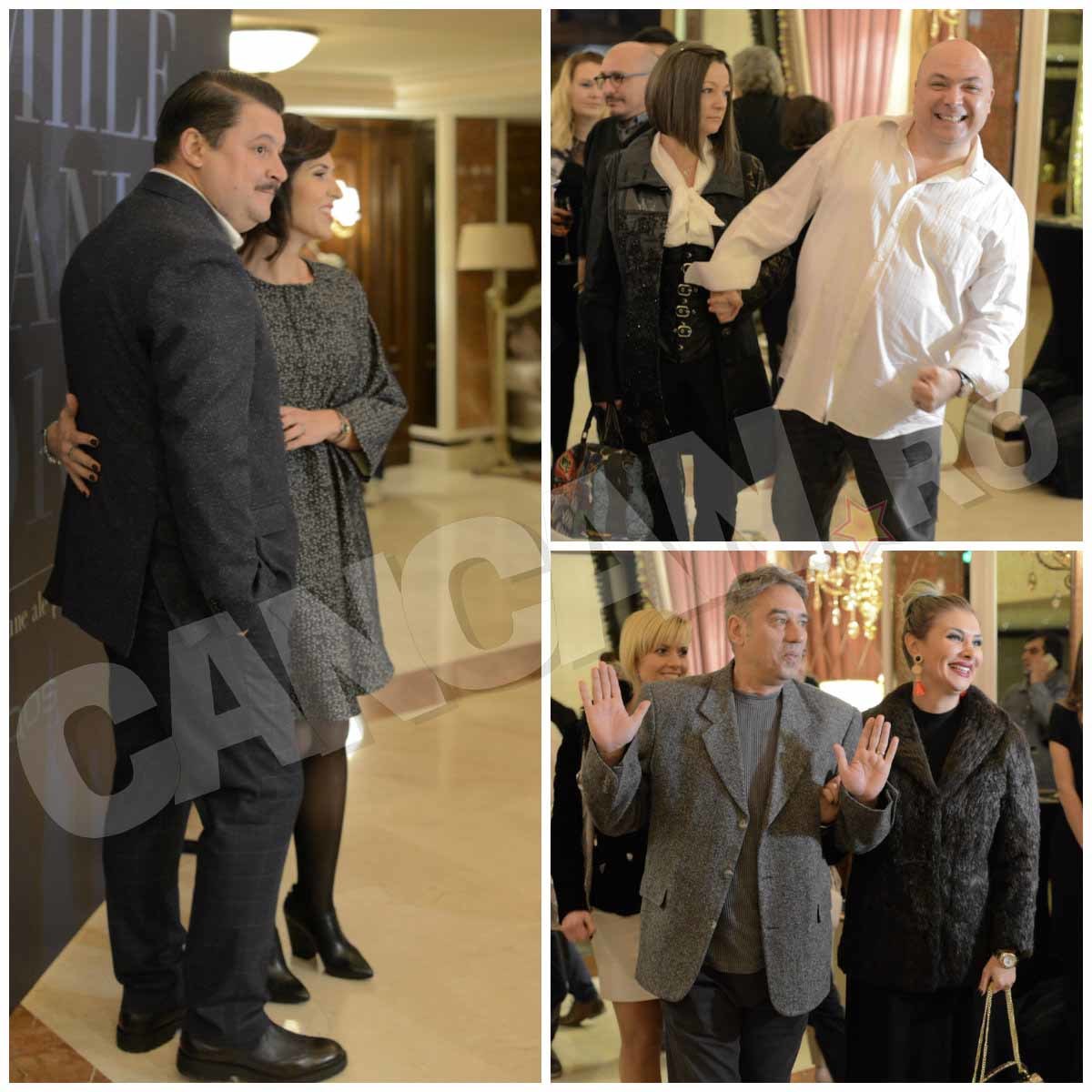 Bobonete, Chiorete şi Gogoaşe au venit la Premiile Tv Mania alături de soţiile lor.