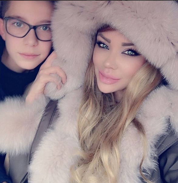 Bianca a fost vizitată de nepotul ei, Darius.