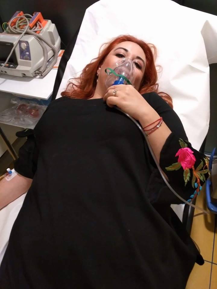Oana Roman a ajuns de urgenţă la spital.