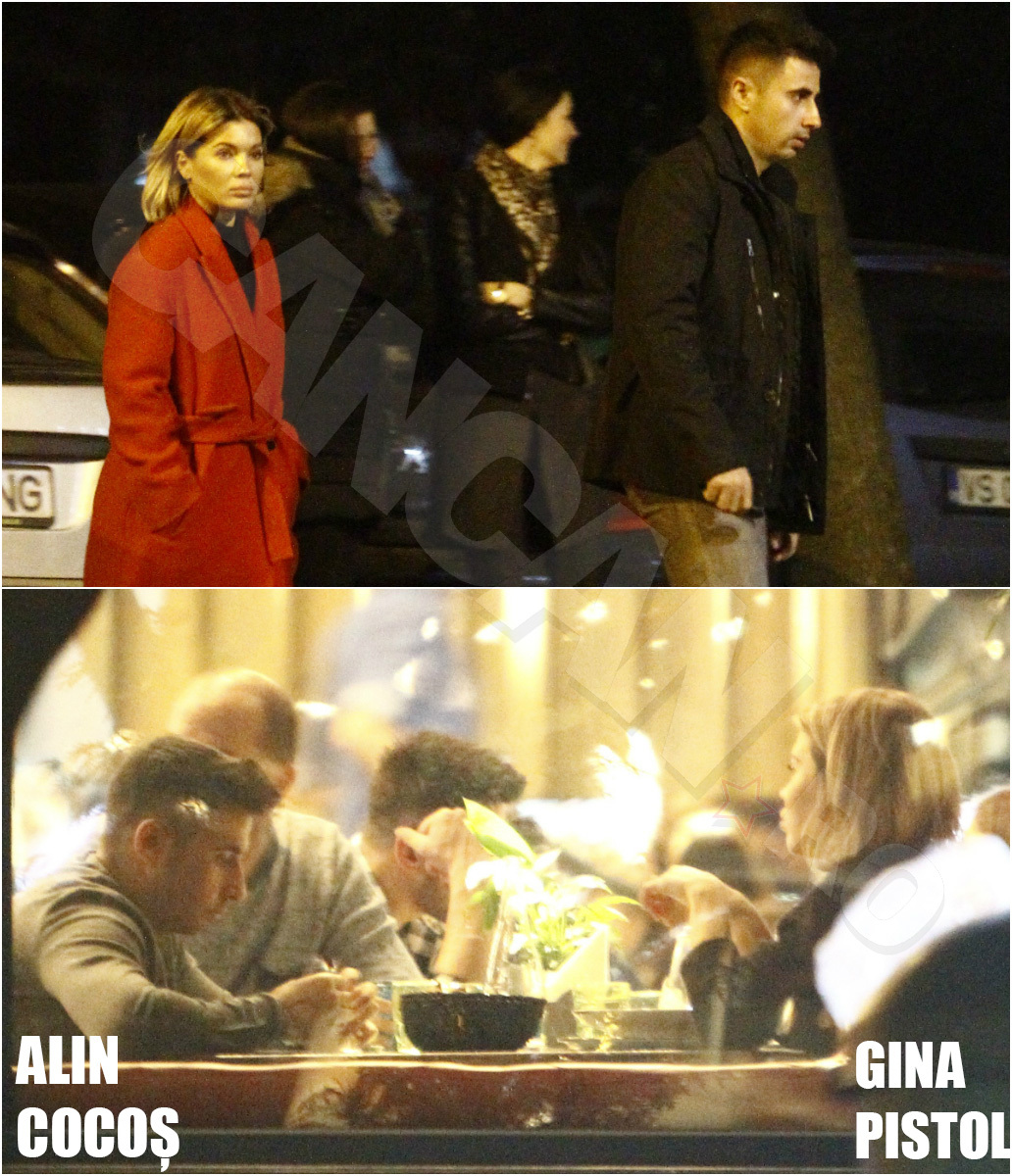 Gina Pistol şi Alin Cocoş se comportă în public de parcă nu ar fi împreună