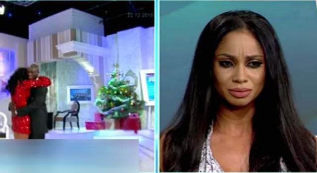 Laurette a început să plângă atunci când a văzut imagini cu tatăl ei.