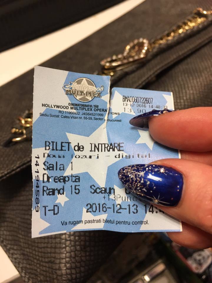 Oana este fană a filmului produs de Codin Maticiuc.