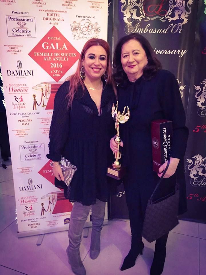 Oana Roman este foarte mândră de mama ei.