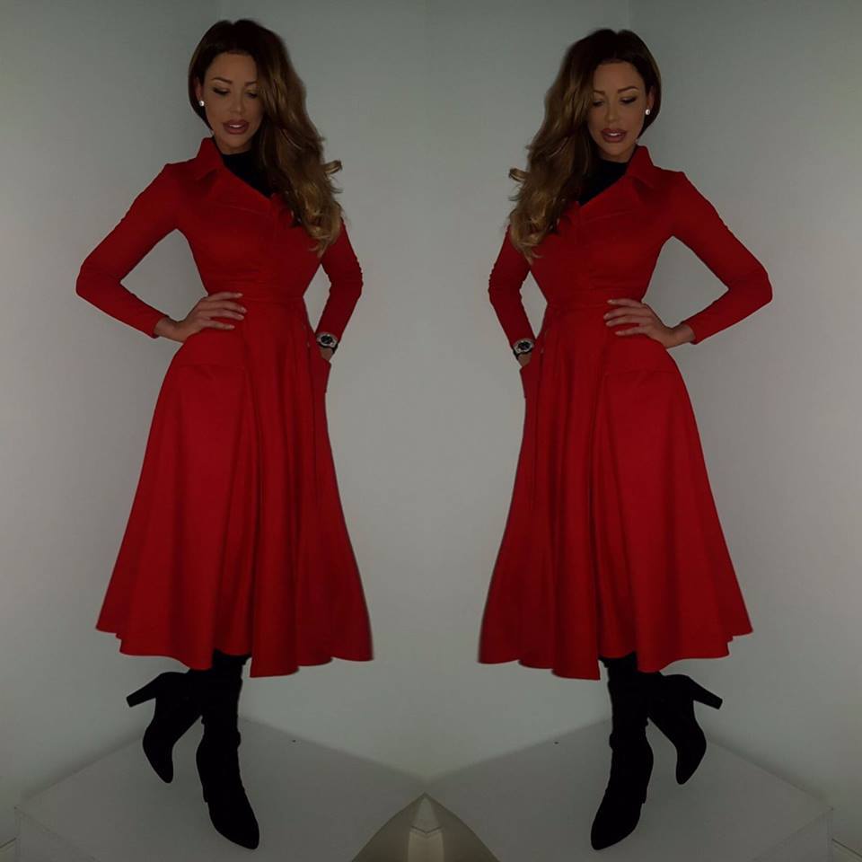 Bianca le-a arătat tuturor cum se va îmbrăca de Crăciun