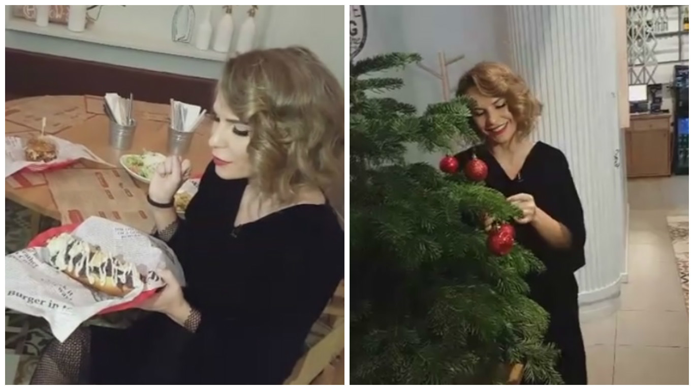 Anna Lesko s-a filmat cu noul ei look.