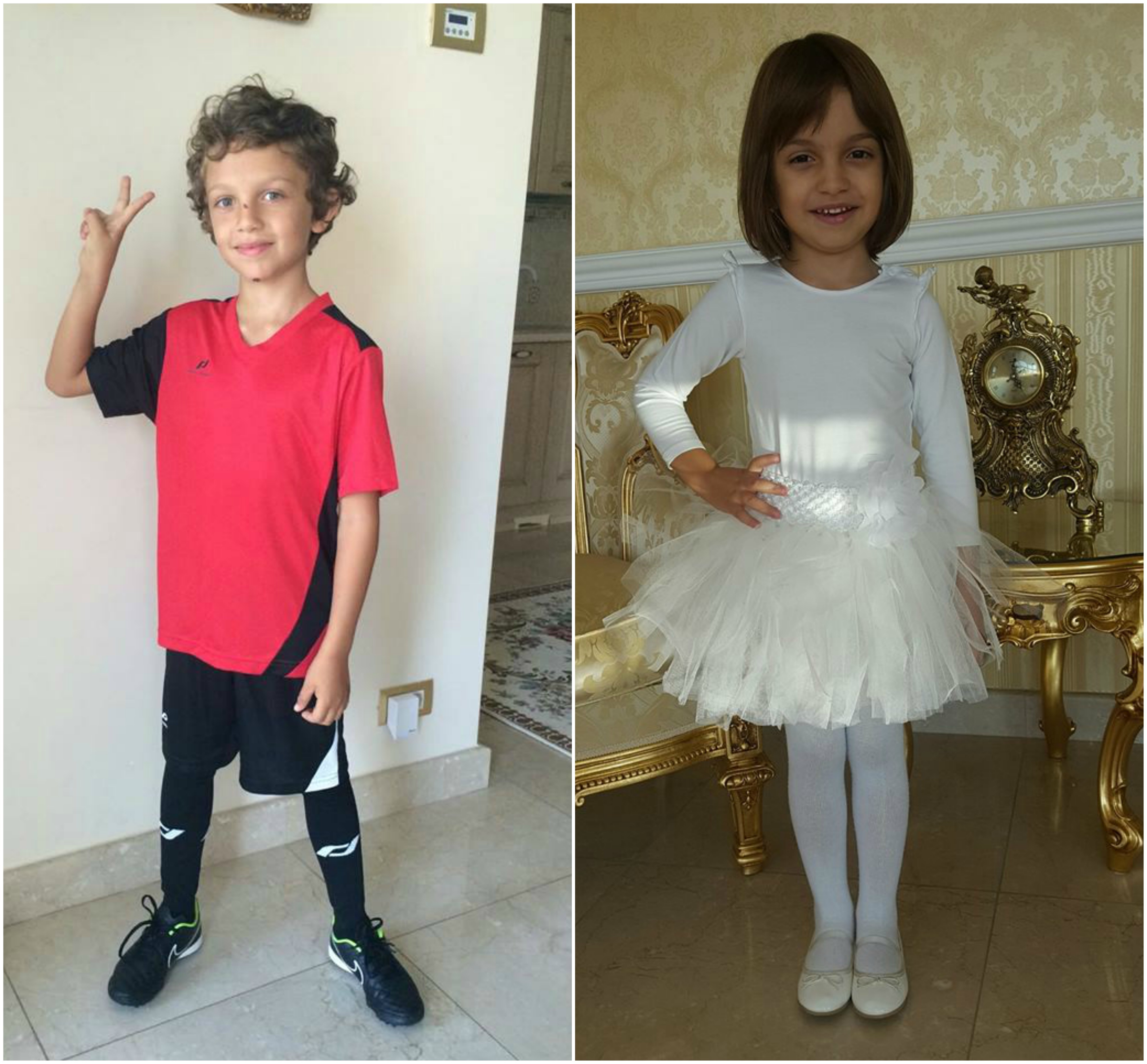 Cristina este foarte mândră de copiii ei!