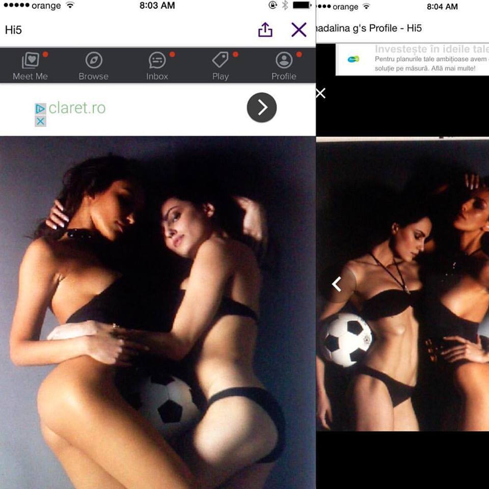 Mădălina Ghenea şi Catrinel Menghia au făcut un pictorial împreună în urmă cu câţiva ani