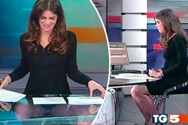 Costanza Calabrese, gafă în direct