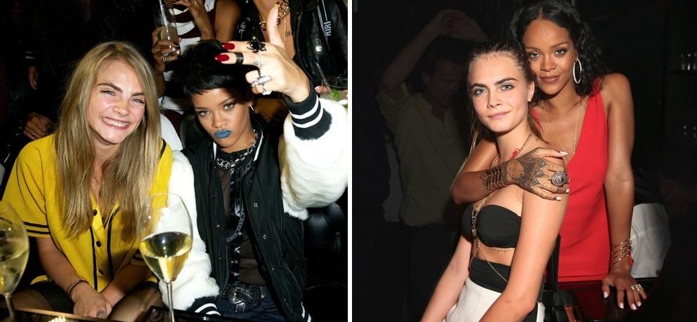 Cara Delevingne şi Rihanna