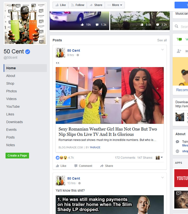 Daniela este foarte amuzată de situaţie, mai ales după ce, în urmă cu câteva zile, 50 Cent a stârnit rumoare printre români cu o postare inedită.