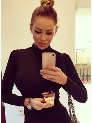 Bianca a făcut publică imaginea în urmă cu puţin timp