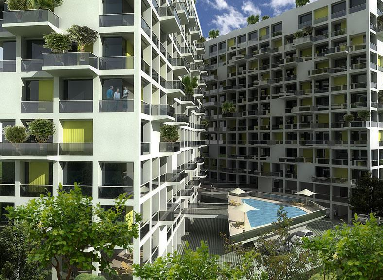 Apartamentul lui Ianţu se află în acest complex