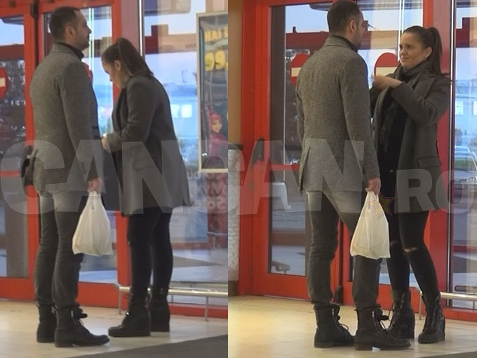 Cristina Şişcanu şi Mădălin Ionescu au mers în mall.