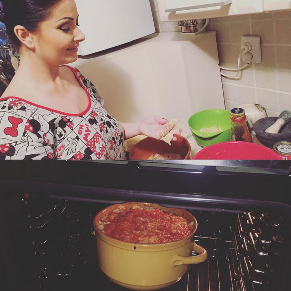 Gabi Cristea a gătit sărmaluţe