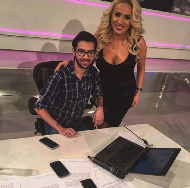 David Puşcaş s-a pozat cu Rocsana Marcu
