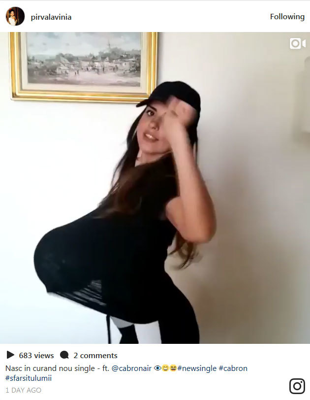 Lavinia se ţine de glume pe reţelele de socializare