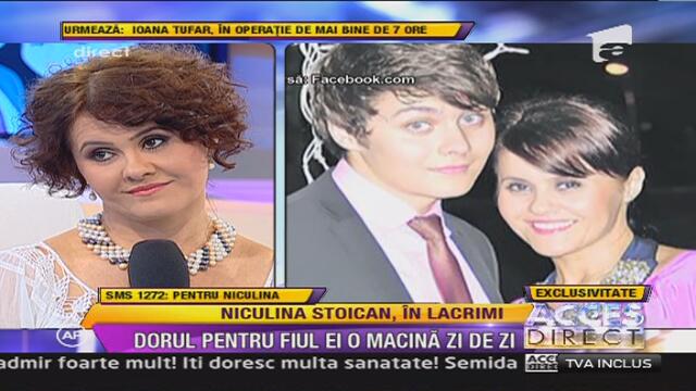 Niculina Stoican si fiul ei, Vlad