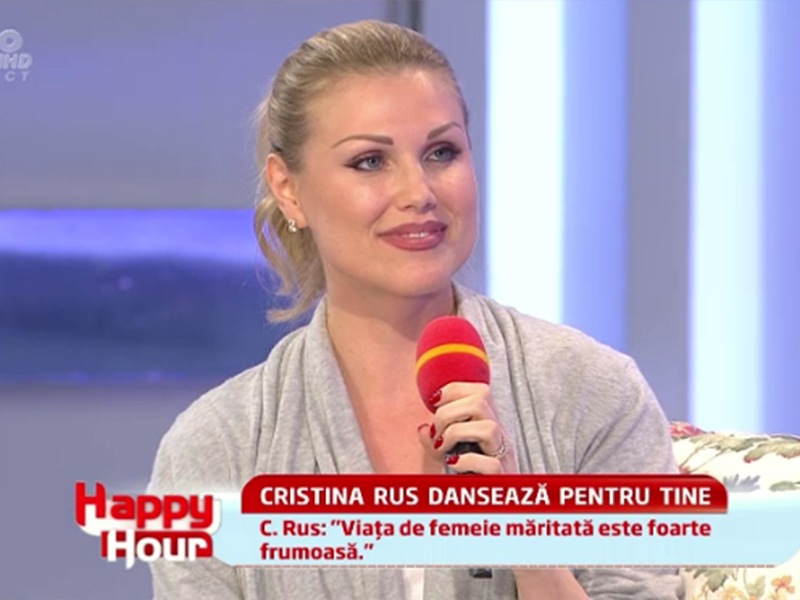 Cristina Rus nu mai poate de fericire: