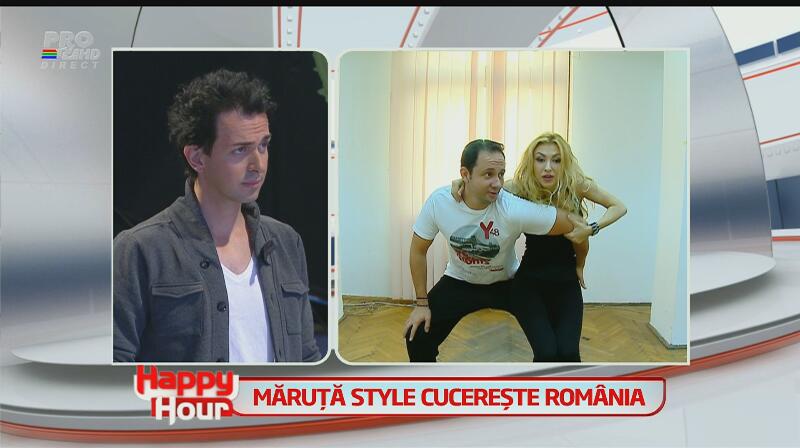 Măruţă, dans cu Bălanca - el cu mâna pe fundul ei, ea cu piciorul unde-l doare mai tare! Uite reacţia lui Keo, dar şi Drăguşancăi!