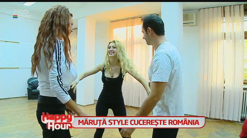 Măruţă, dans cu Bălanca - el cu mâna pe fundul ei, ea cu piciorul unde-l doare mai tare! Uite reacţia lui Keo, dar şi Drăguşancăi!