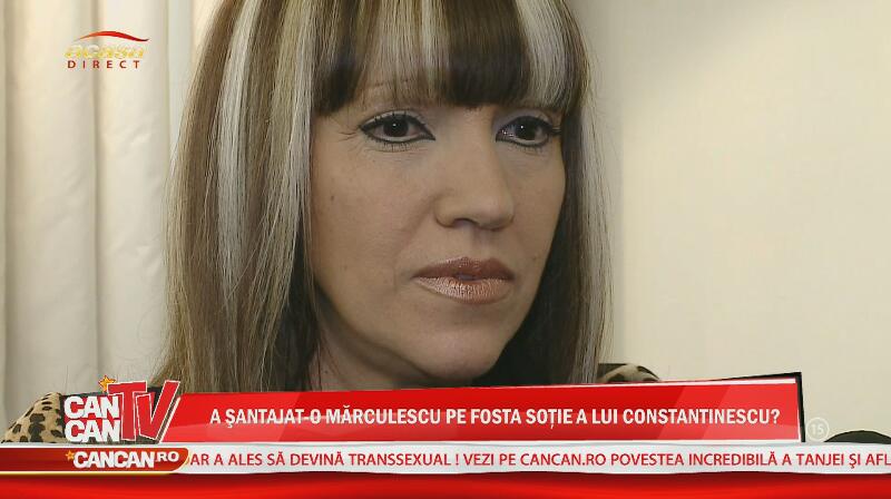 Mărculescu nu neagă nimic legat de relaţia cu fosta nevasta a lui Constantinescu: