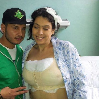 Ioana Tufaru a fost vizitatata la spital, de Adrian Pescariu, chiar imediat dupa ce a iesit din operatie