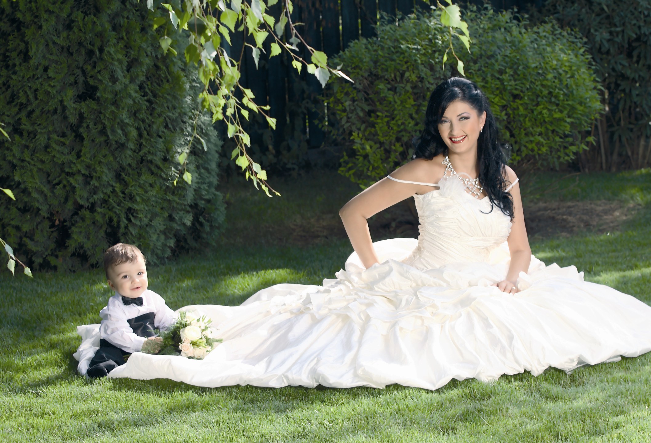 Gabi nu a imbracat rochia de mireasa decat pentru un pictorial