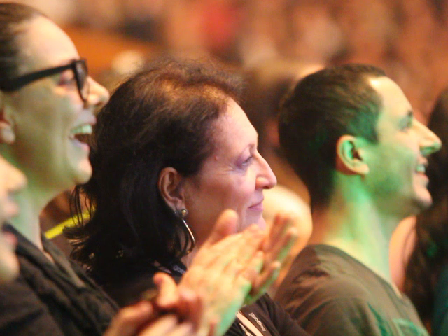 Carmen Tanase s-a distrat de minune la concertul Loredanei, insotita de prietena ei, Monica Pop