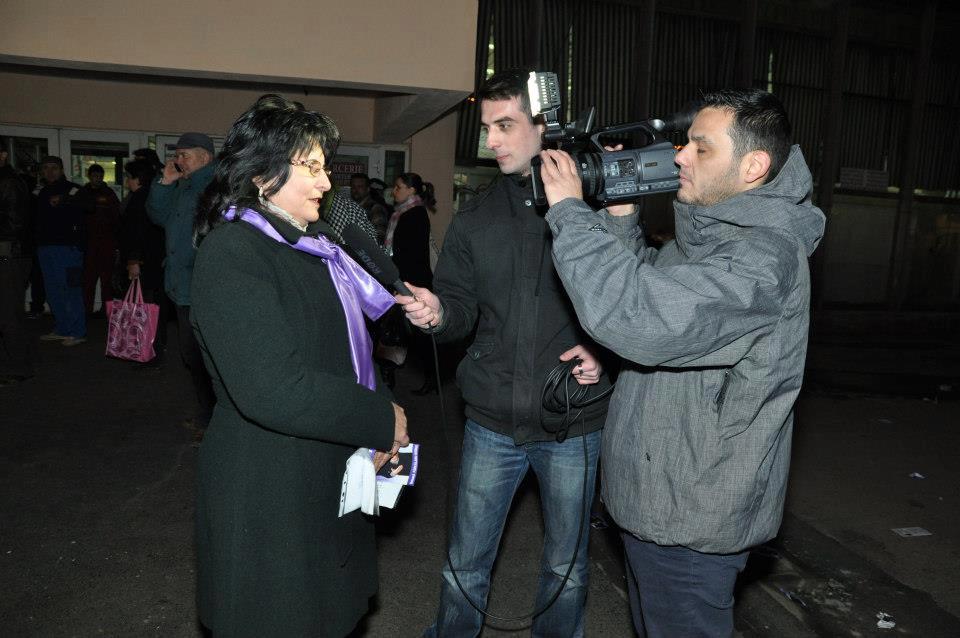 Doru Iuga in postura de cameraman