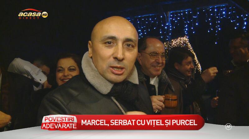 Marcel Pavel, ca un rege de ziua lui! Imagini fantastice de la petrecerea românească, cu viţel la proţap -