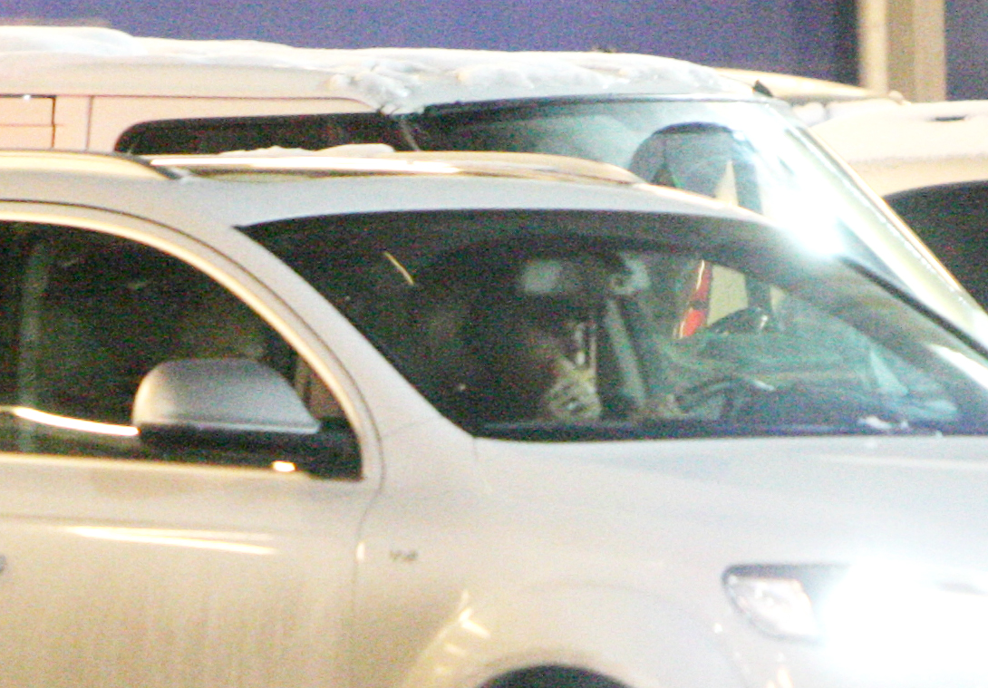 Al doilea hot-dog a pierdut lupta cu pofta lui Bote in masina, la plecare!