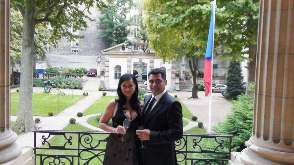 Gabi Cristea si Marcel Toader s-au casatorit civil la Paris, in urma cu patru ani, in compania a doar cativa prieteni