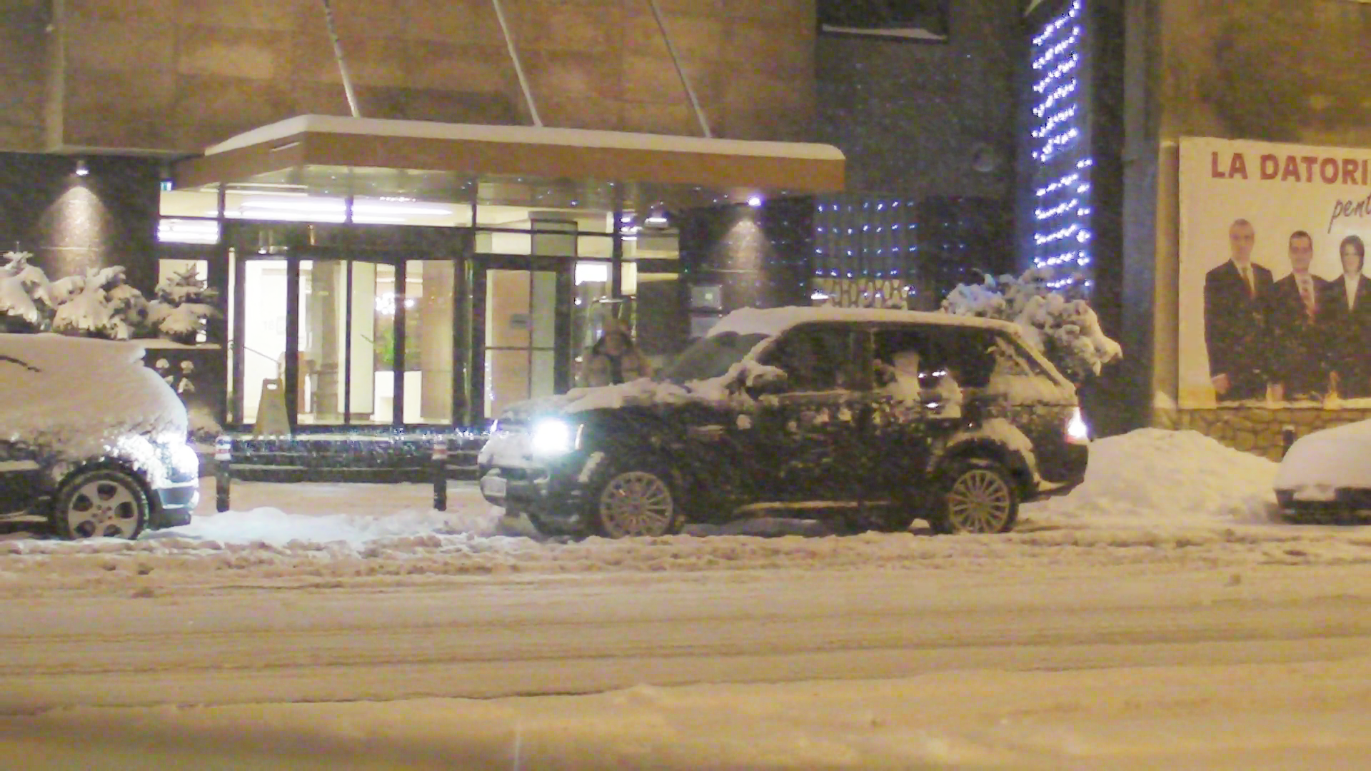 De abia dupa ce s-a incalzit masina, Maruta a pornit la drum