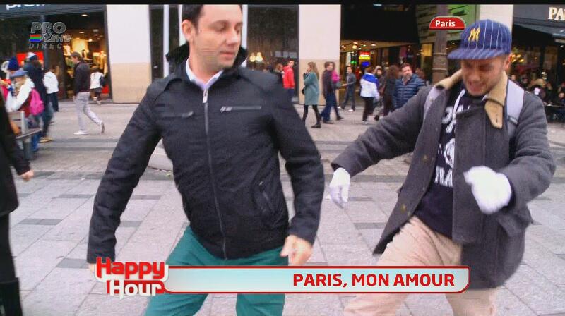 Tonciu şi Măruţă la Paris, distracţie de zile mari! Cătălin a dansat în plină stradă, iar Andreea s-a luat la harţă! Află de ce!