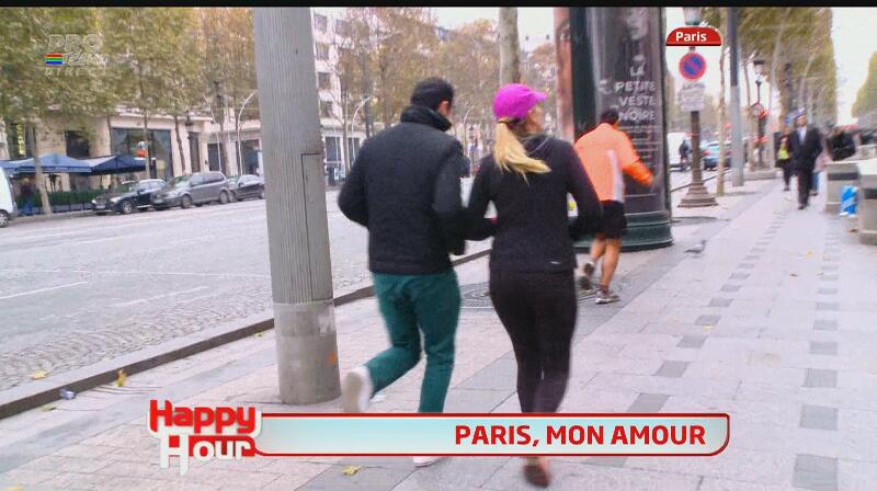 Tonciu şi Măruţă la Paris, distracţie de zile mari! Cătălin a dansat în plină stradă, iar Andreea s-a luat la harţă! Află de ce!