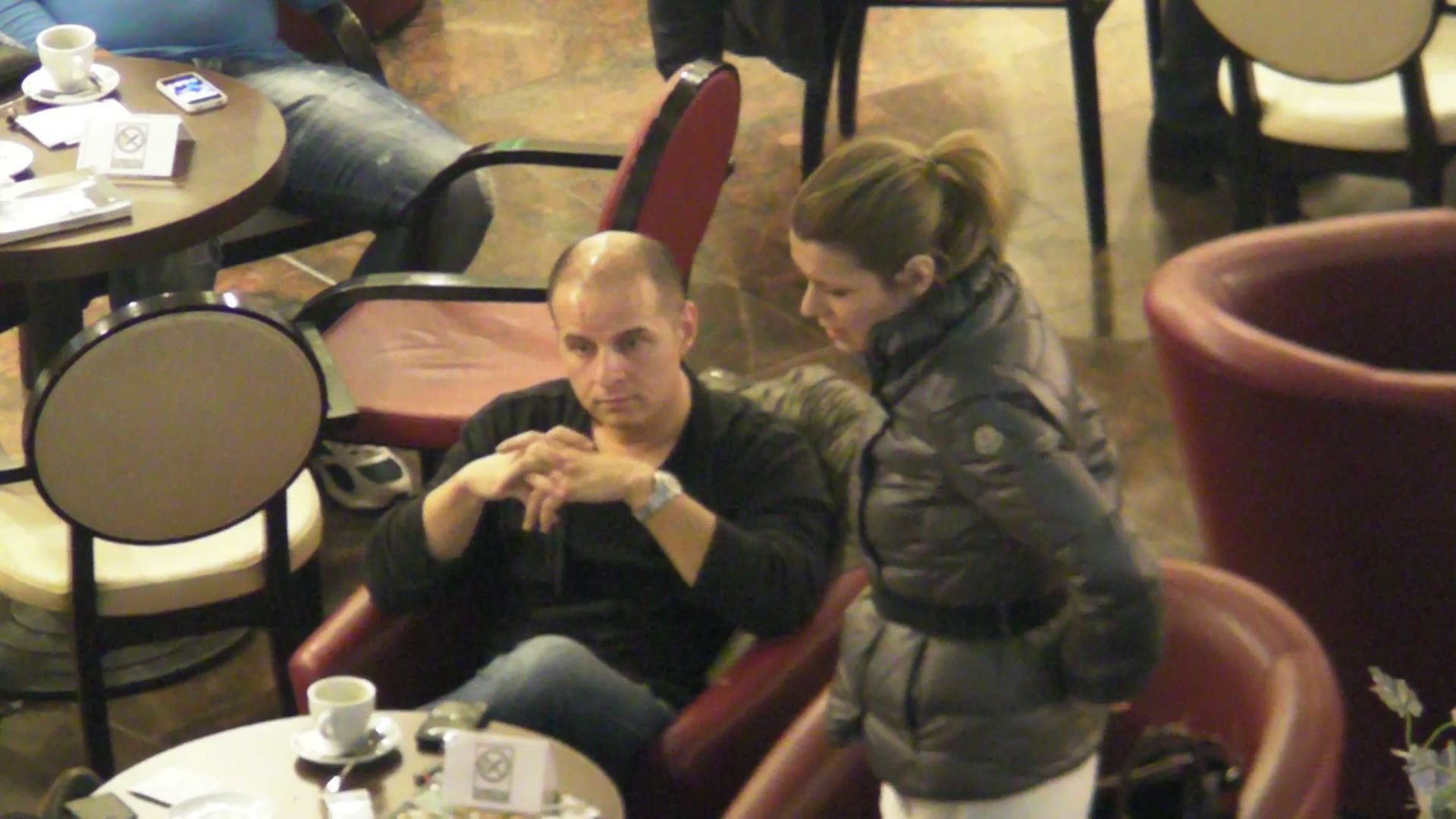 Tiberiu a fost abatut majoritatea timpului, la intalnirea cu amiciilui