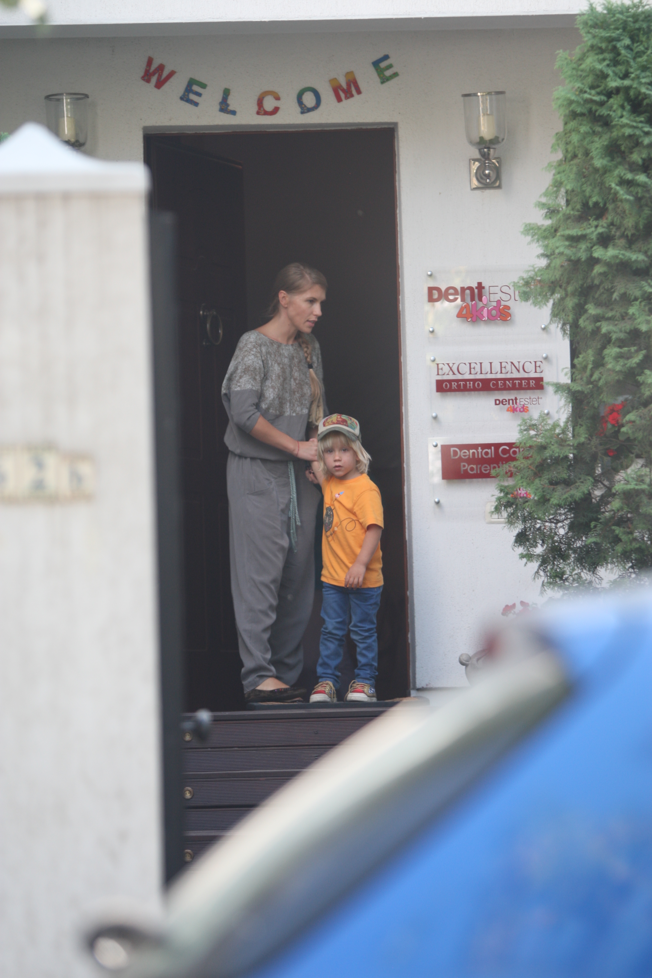 Corina si fiul ei Robin