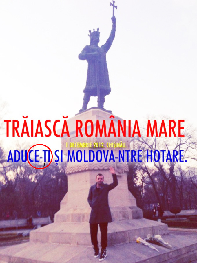 Morar a postat pe pagina sa de Facebook o fotografie care contine un mesaj scris incorect gramatical