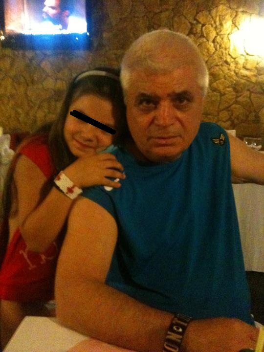 Rebeka alaturi de Ion Talent, tatal lui Pepe