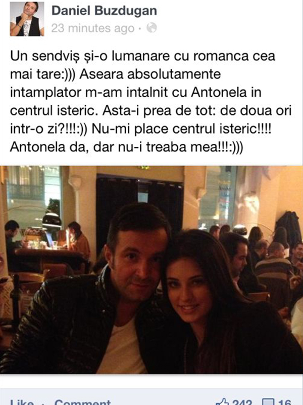 Antonia, din ce în ce mai apropiată de Buzdugan! Trei fotografii care ridică mari semne de întrebare! Se înfiripă o nouă relaţie?