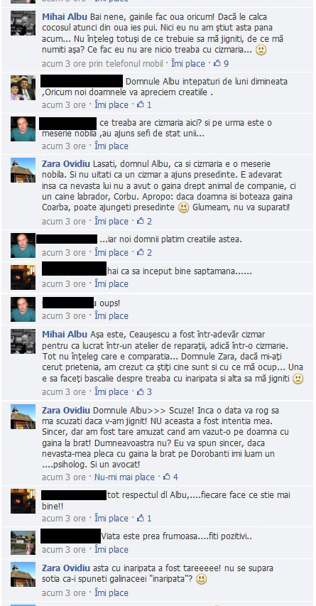 Asa arata cea de-a doua discutie in care creatorul Mihai Albu dezbate subiectul gainii sale