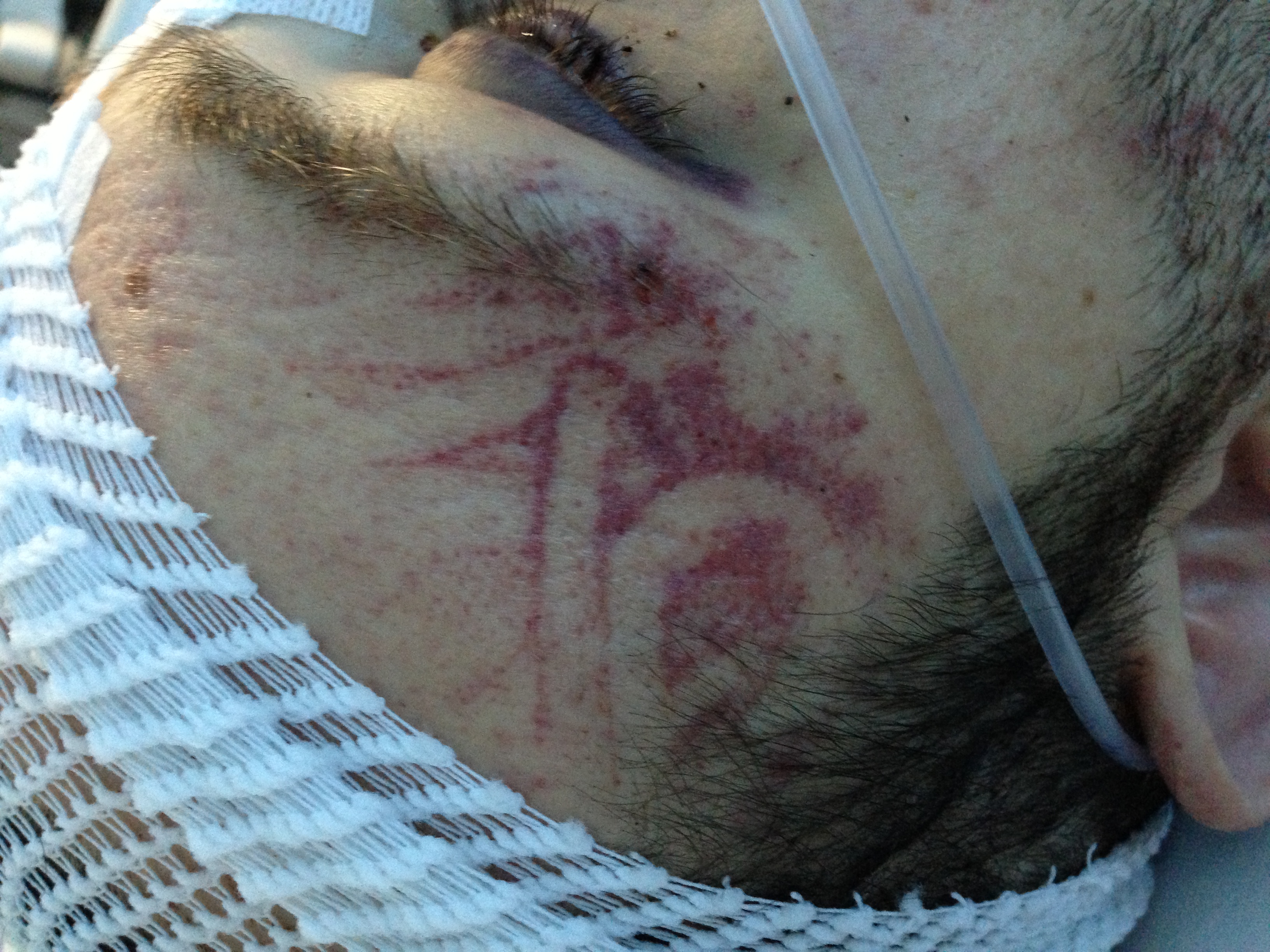 Fata afaceristului purta urmele violentei la care a fost supus